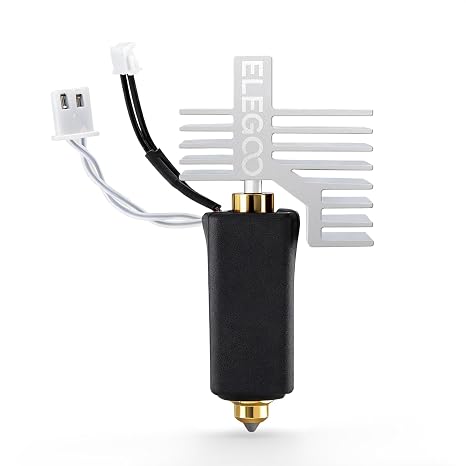 ELEGOO 0.4mm Extruder Hotend Kit for Centauri Carbon, Assembly Brass Hardened Steel Nozzle Hotend ELEGOO Official 3D Printer Accessories