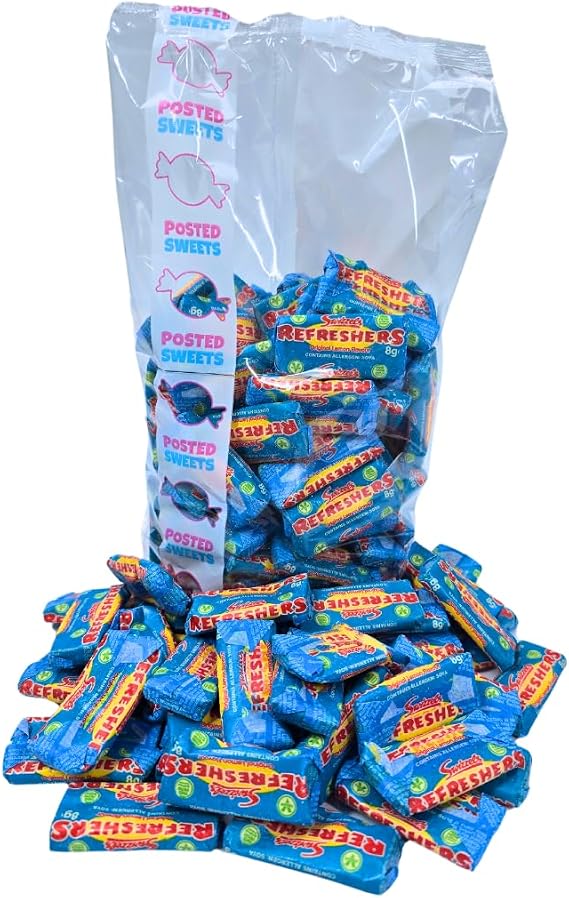 Refreshers Mini Chew Bars Bulk Bag, 1000g / 1 Kg Bag of Original British Sweets, Pick and Mix for Parties, Gifts, and Sharing