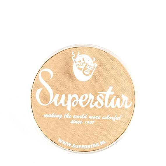 Superstar Face Paint - Almond 016, Hypoallergenic, Gluten Free & Cruelty Free - Child Friendly, Great for Fairs, Carnivals, Party & Halloween Painting (16 gm)