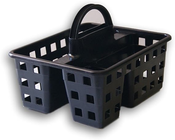 Mainstay Small Utility Shower Caddy Tote (Black)