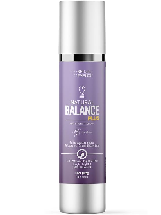 BIOLABS PRO Bioidentical Combination Cream, 3.6oz, Maximum, Precision Pump