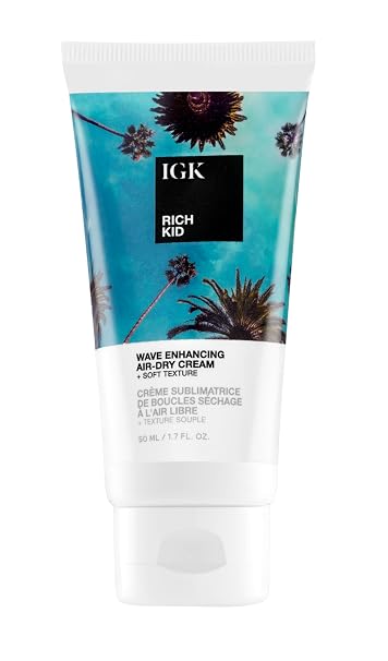 IGK Rich Kid Wave Enhancing Air-Dry Cream for Wavy & Curly