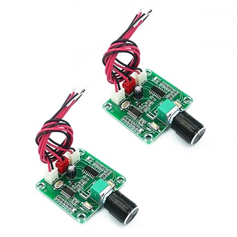 2pcs XH-A158 Ultra Clear Bluetooth 5.0 Power Amplifier Board PAM8403 Low Power DIY Wireless Speaker Amplifier Board 5Wx2