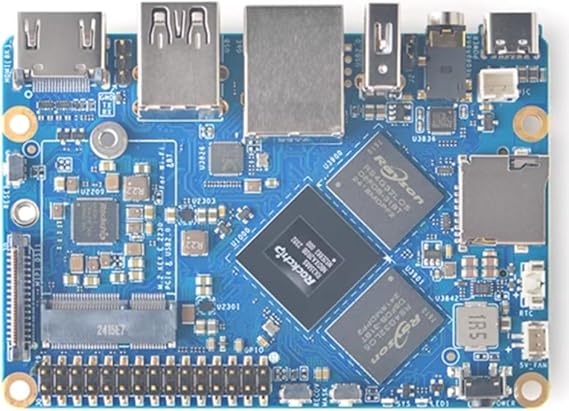 NanoPi M6 Open-Sourced Mini SBC Router Rockchip RK3588S 64bits LPDDR5 RAM Native Gigabit Ethernet Light NAS 8K Decode (6GB SingleBoard)