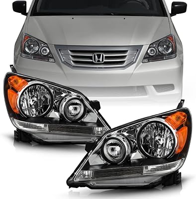ACANII - For 2008 2009 2010 Honda Odyssey Headlights [Factory Style] Headlamps Replacement Driver & Passenger Side