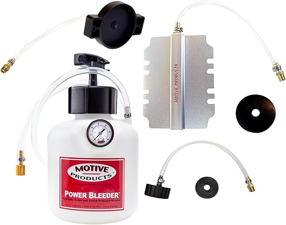 Motive Products 0250 Universal Power Bleeder 2-Quart Tank with Hose and Hydraulic and Clutch Adapters