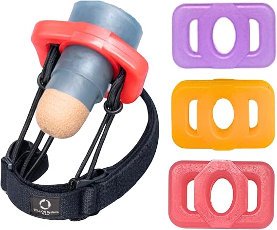 Adjustable ADS Male Stretching System, Below Thickness | Thinner Thickness Rings and Sleeve, Neoprene Cushioned Knee Strap, Power Tension Cords