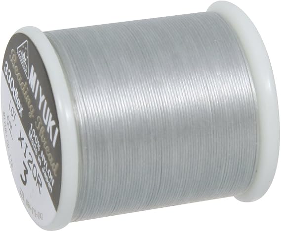 RAYHER 89300606 Threading Thread for Delica Beads 0.27 mm Diameter Self-Service Bag/Pack of 50 Meter Reel Silver