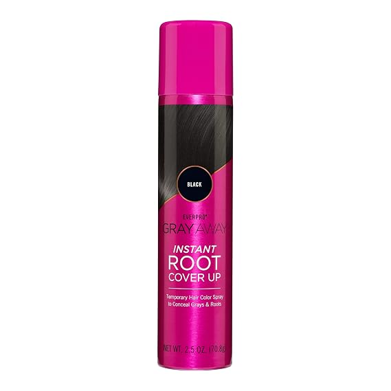 Gray Away Instant Root Cover Up Spray, Black, 2.5 oz
