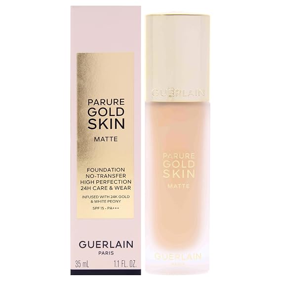 Parure Gold Skin Matte 24H Wear SPF 15-0N Neutral by Guerlain for Women - 1.1 oz Foundation