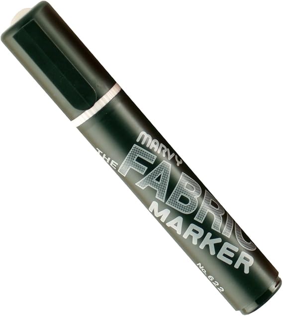 Uchida 622-C-1 Marvy Broad Point Fabric Marker, Black