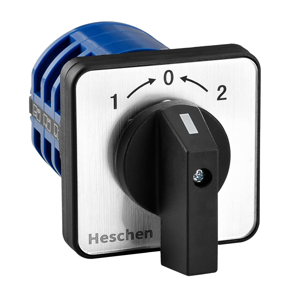 Heschen Universal Rotary Cam Selector Changeover Switch, LW28-32B303.3, ON-Off-ON, Momentary Type, 660V 32A, 3 Position 3 Phase 12 Terminals