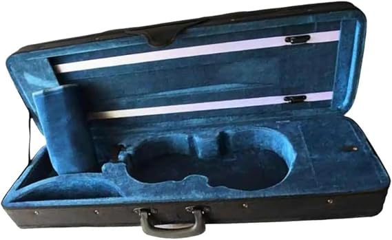 4/4 Violin Case,Portable,Sturdy With Straps Bow Holder Professional Oblong Violin Hard Case Lightweight Violin instrument case