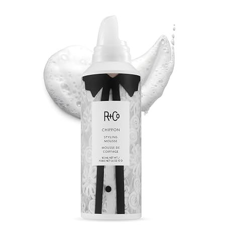 R+Co CHIFFON Styling Mousse 3 Pack, Lightweight Hair Foam, Adds Volume & Texture, All Hair Types