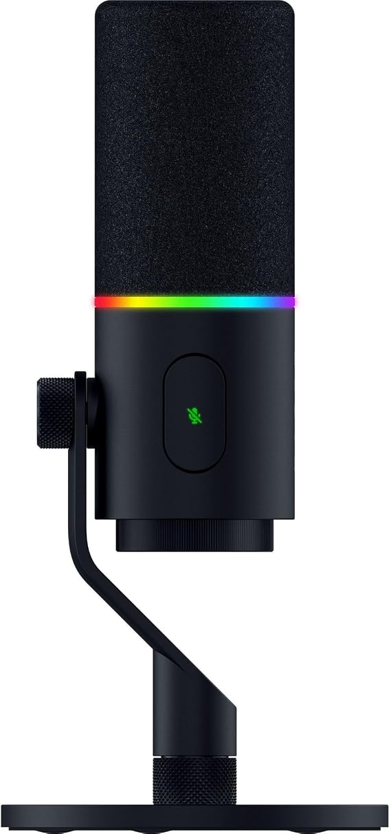 Razer Seiren V3 Pro Microphone, Dynamic USB Type C & XLR Mic, Black