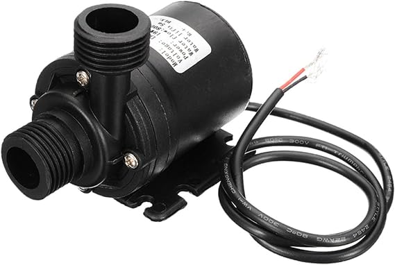 High-Pressure Pump DC 12V Self Priming Water Pump Automatic Switch for Car Washing Boat Cleaning and Garden Watering(DC 12V)