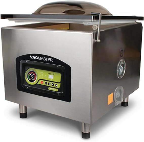 VacMaster VP321 Chamber Vacuum Sealer Commercial Vacuum Sealer Machine for Food with 1.5 HP Pump, Double 17 Seal Bars, Food Vacuum Sealer for Sous Vide, Liquids & Bulk Food Storage