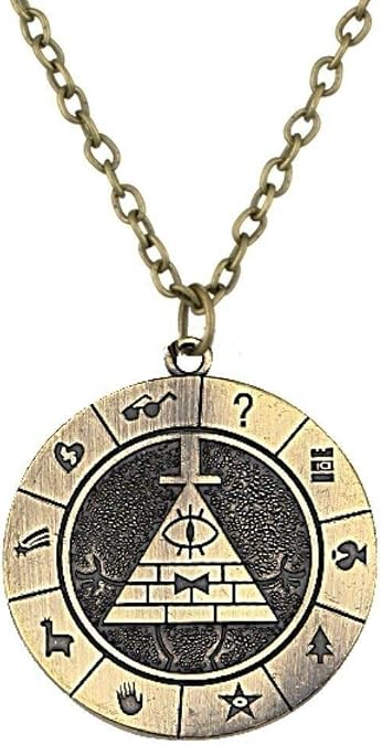 Gravity Falls Bill Cipher Boss Logo Pendant Necklace