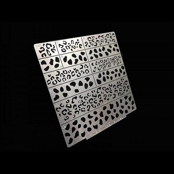 1/35 Gundam Model Coloring Maker 1/100 Leopard Print Camouflage Covering Leaky Spray Plate