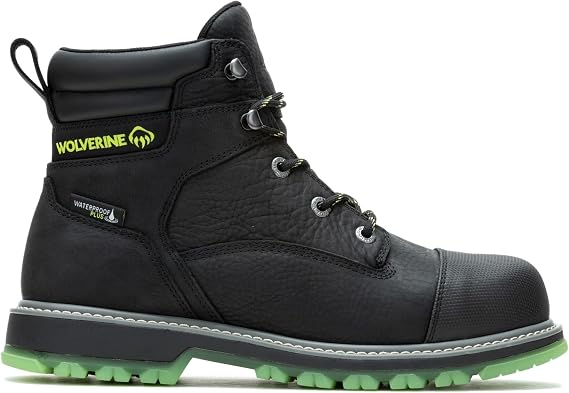 Wolverine Unisex-Adult Floorhand Lx Cap Toe Waterproof Steel Toe 6