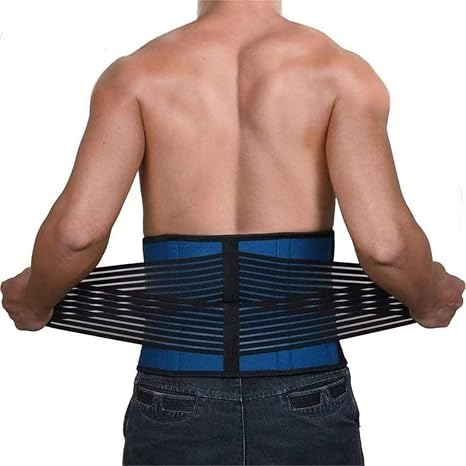 Upliftex Back Support Brace For Lower Back & Lumbar Pain, X-Large, Blue