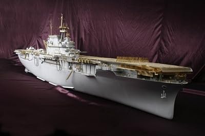 MK.1 Design 1:200 USS CV-8 Hornet Super Detail-up Parts DX Pack with Full Wooden Deck for Trumpeter or Merit Not Included Original Model Kit