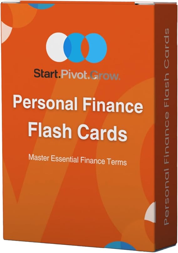 Personal Finance Flash Cards | Develop Financial Intelligence | Master Personal Finance & Money Saving Strategies | Improve Financial Literacy | Ideal for Students & Personal Finance Books