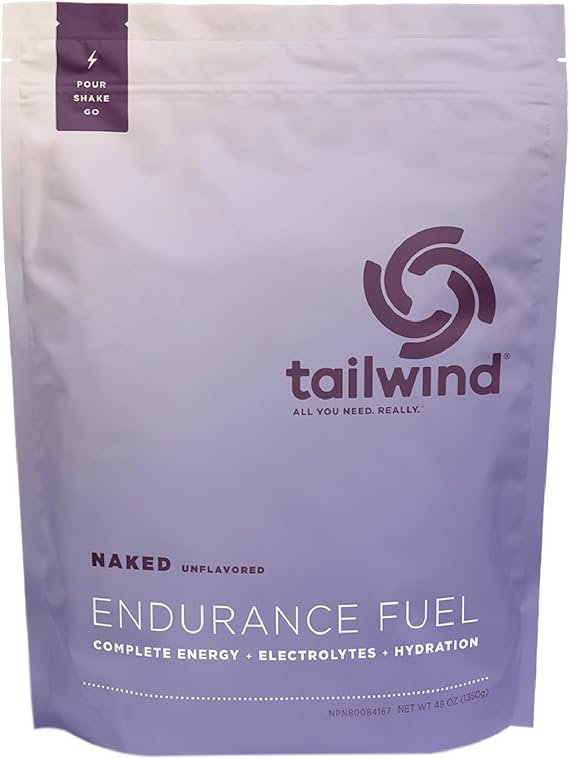 Tailwind Nutrition Endurance Fuel Naked Unflavored 30 Serving by Tailwind Nutrition | 水分補給スポーツドリンクミックスパウダー、電解質、非遺伝子組み換えおよびビーガン、大豆、乳製品、グルテン、ナッツ不使用。