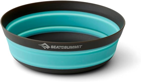 Sea to Summit Frontier Ultralight Collapsible Bowl (Medium) - AW26 | Lightweight collapsible camp bowl folds to under 2 centimeters for ultralight backpacking and space-conscious adventures