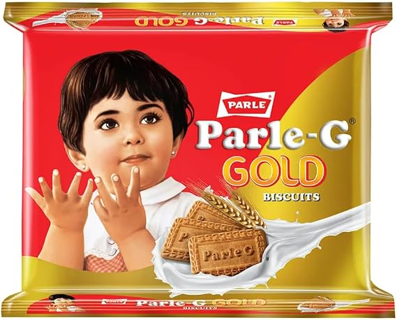 Parle-G Gold Biscuits, Premium Glucose Biscuit Family Pack (Pack of 10) for 1 packet