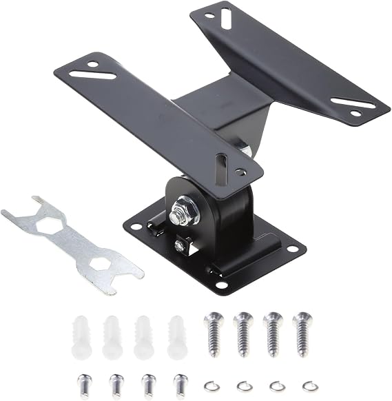 Adjustable TV Wall Bracket 180 Degree Rotating 14-24 Inch LCD LED Falt Panel Plasma TV Set Holder Bearing Shelf