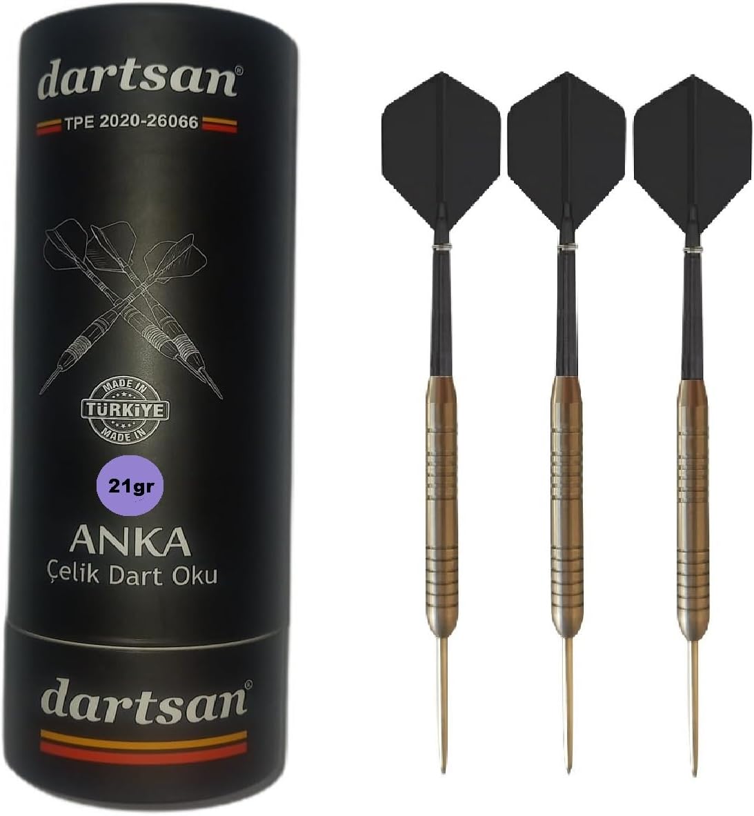 Anka Ilk Türk Malı Çelik Dart Oku 21gr