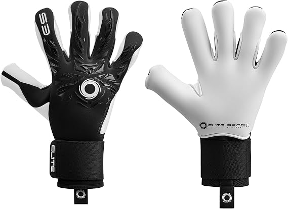Elite Sports Revolution X Goalkeeper Gloves - Exceptional Grip with Ultra GTech Pro Latex, Moisture-Absorbing Fabric for Comfort, Flash X Cut Palm Design