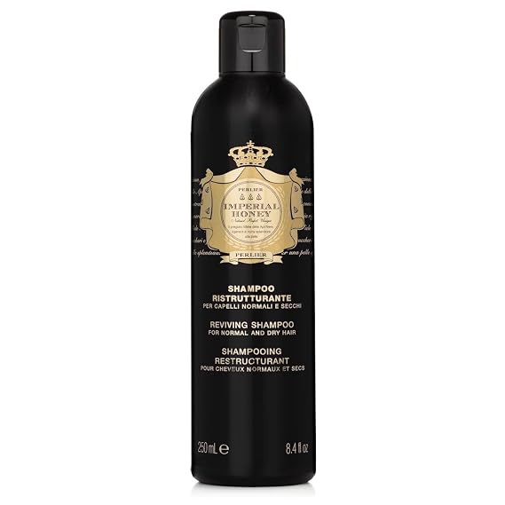 Perlier Imperial Honey Shampoo - Luxurious Moisturizing Shampoo For Regular, Dry, Or Itchy Scalps, Help Curl And Shine Your Hair With Imperial Honey Hydrating Shampoo 8.4 Fl Oz, 250 ml