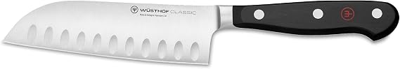 WUSTHOF Classic 5" Santoku Knife, Black