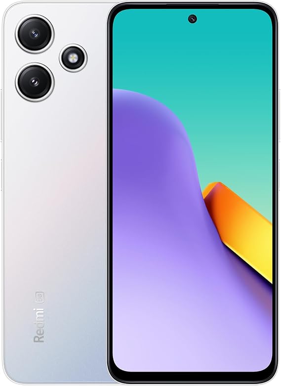 Xiaomi Sim-Free Smartphone, Redmi 12, 5G, 4GB + 128GB, 6.8 inch High Definition Display, Glass Back, Compatible with Docomo/au/SoftBank/Rakuten Mobile Lines, Polar Silver