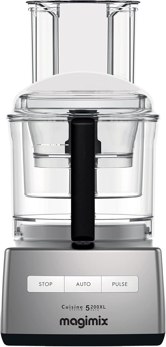 Magimix 5200XL Premium Food Processor | 3.7L BPA-Free Bowl | Quiet & Powerful Motor | Multifunctional 8 in 1 Solution | Satin | 18714