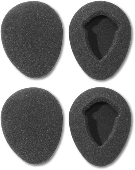 Two Pairs of 80mm Foam Earpads fits Infrared Wireless Headphones in GM Ford Toyota Nissan Honda Automobile Entertainment DVD Player Systems