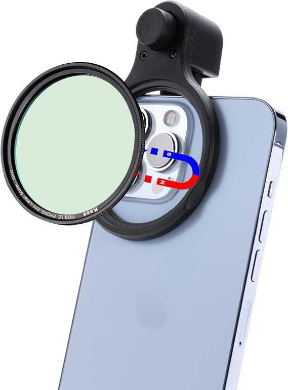 Kase 58mm Magnetic CPL Polarizing Phone Camera Lens Filter for iPhone