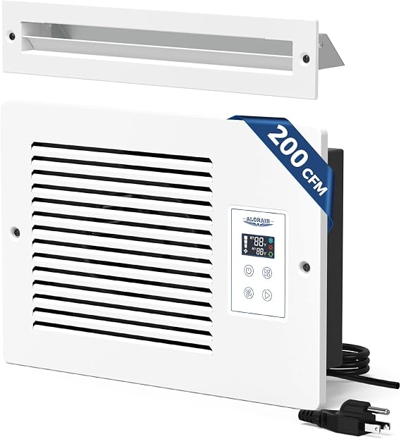 ALORAIR Room to Room Air Transfer Fan, 200 CFM