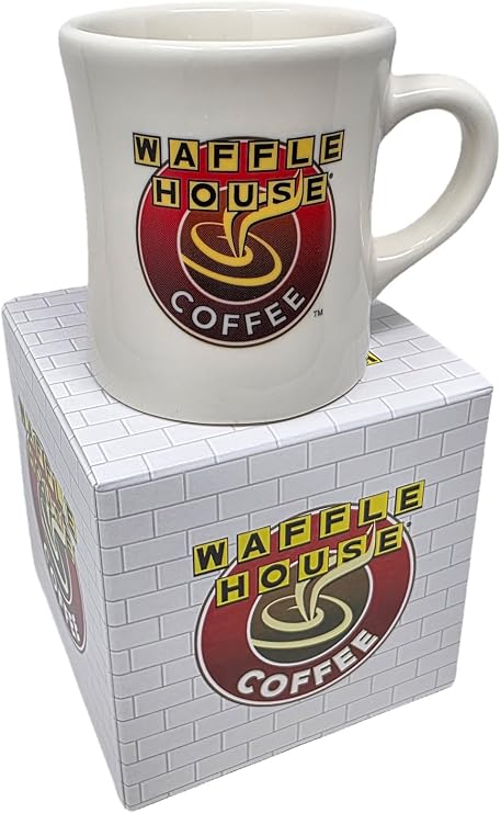 Waffle House Coffee Mug Gift Box, 9 oz Ceramic Diner Cup