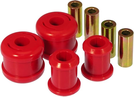 Prothane (8-215) 01-02 Honda Civic Front Control Arm Bushings - Red