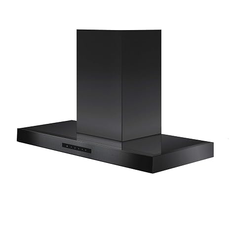 ZLINE Kitchen and Bath 30 in. 400 CFM Ducted Vent Wall Mount Range Hood in Black Stainless Steel BSKEN-30
