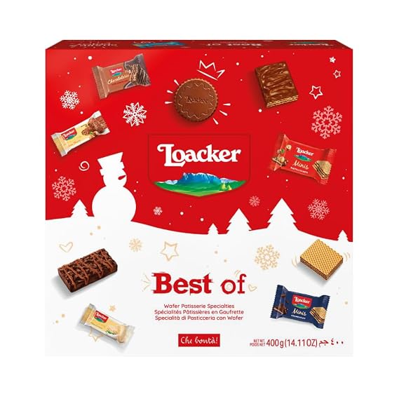 Loacker Best of Winter Edition, Individual Wafers & Chocolate Specialties
