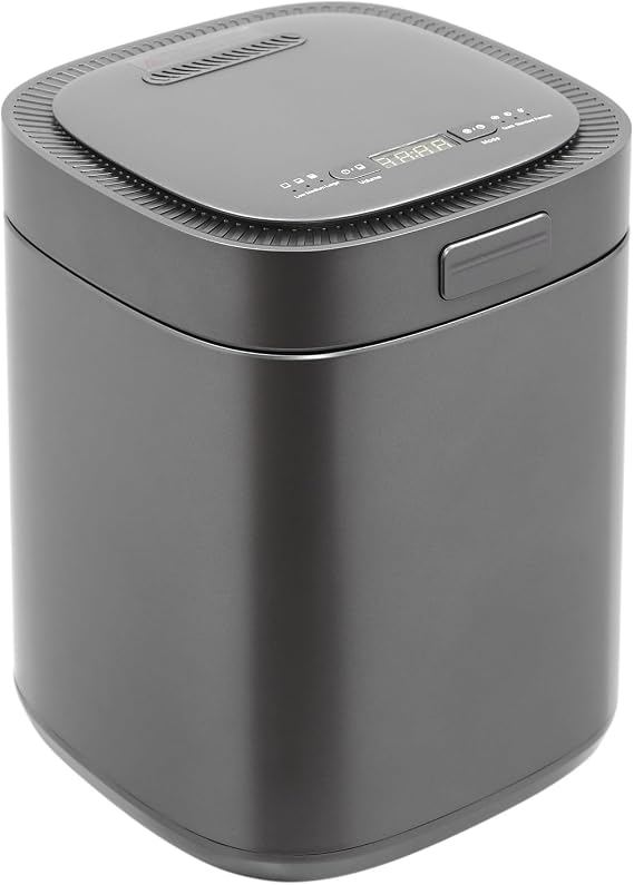 Electric Composter for Kitchen,Smart Compost Bin Indoor/Outdoor,2.5L Large Capacity Odorless Composter Kitchen Countertop,Auto-Cleaning Home Compost Machine (Black)