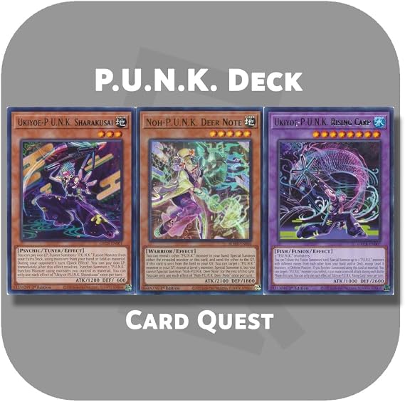 Complete Custom Deck for Yu-Gi-Oh! - P.U.N.K. Synchro & Fusion Deck