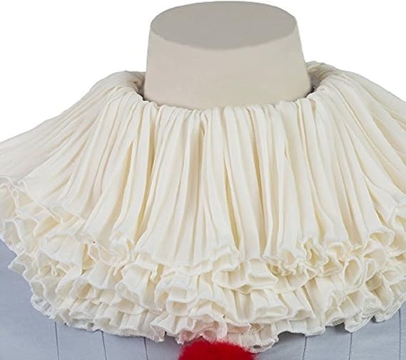 Clown Ruffled Neck Collar Scarf Halloween Cosplay Costume Clown Accessory Props