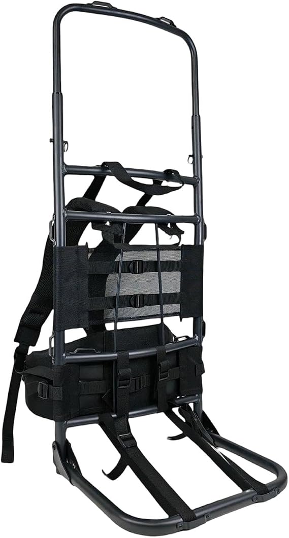 Backpack Frame, Stable Construction, Aluminum Alloy Backpack Frame, Ergonomic Shape, Breathable, Portable, Suitable for Long Hikes