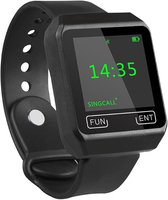 SINGCALL Wireless Calling System Watch Receiver APE6800 Can't Be Used Alone