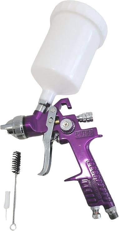 Central Pneumatic 47016 High Volume Low Pressure Gravity Feed Spray Gun, 20 oz
